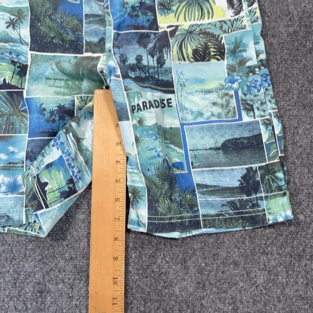 Tommy Bahama Relax Men M Swim Trunks Graphic Print Beach Bathing Suit Mesh Lined